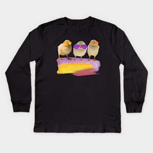 Cool Chicks Kids Long Sleeve T-Shirt